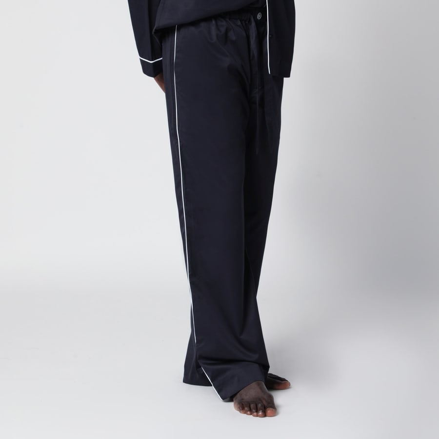TEKLA Pantalone pigiama blu, view 3