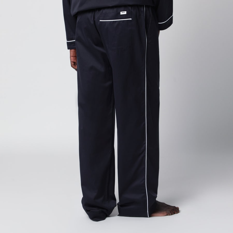 TEKLA Pantalone pigiama blu, view 4