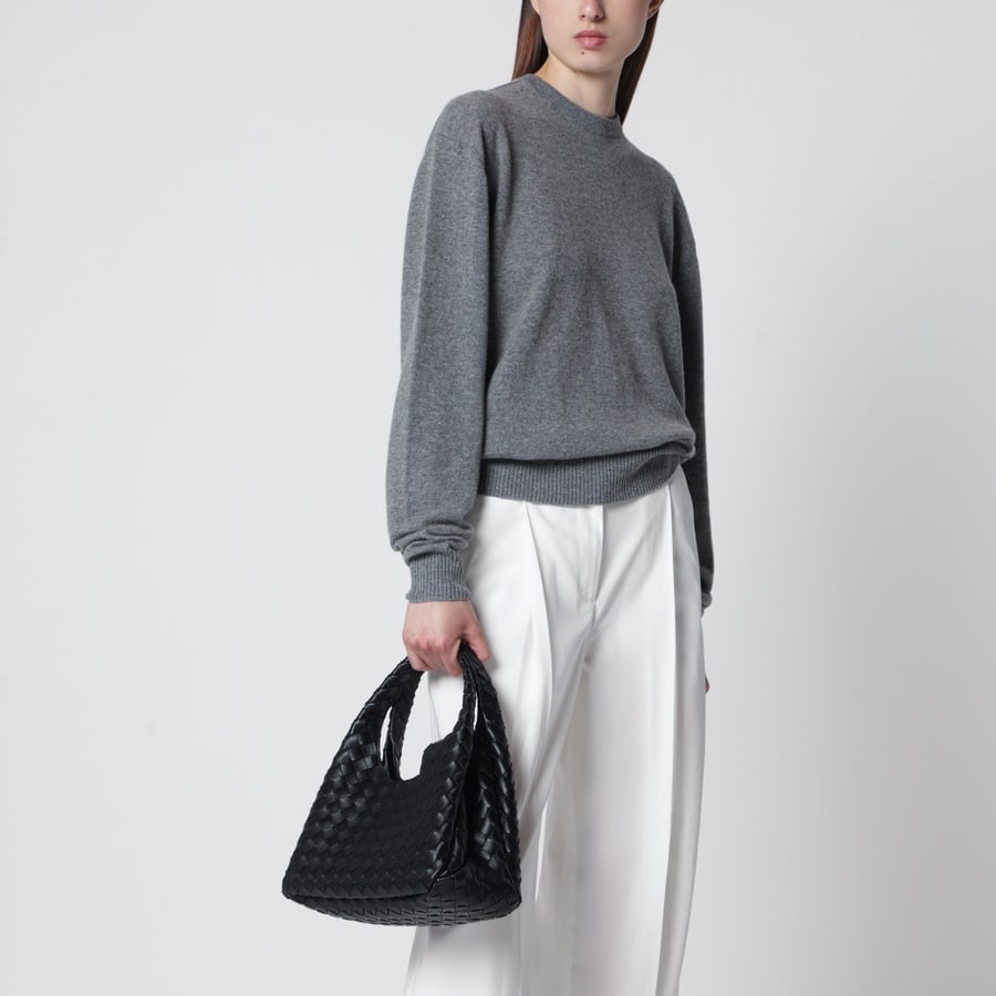 Bottega Veneta Borsa Campana misura piccola nera, view 2