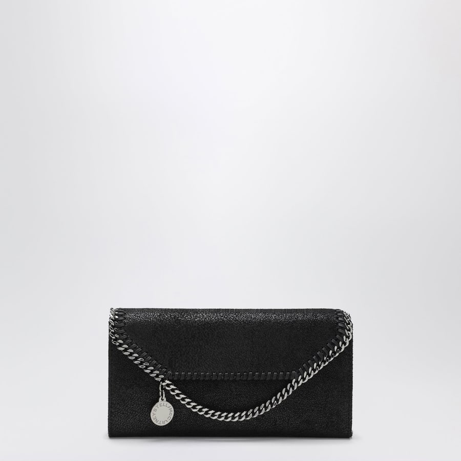 Stella McCartney Portafoglio con tracolla Falabella nero