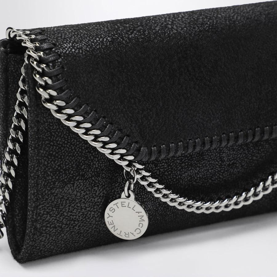 Stella McCartney Portafoglio con tracolla Falabella nero, view 6