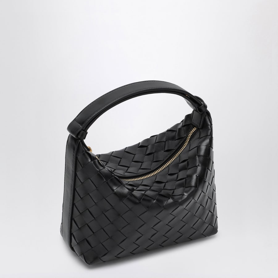 Bottega Veneta Borsa Mini Wallace nera, view 3