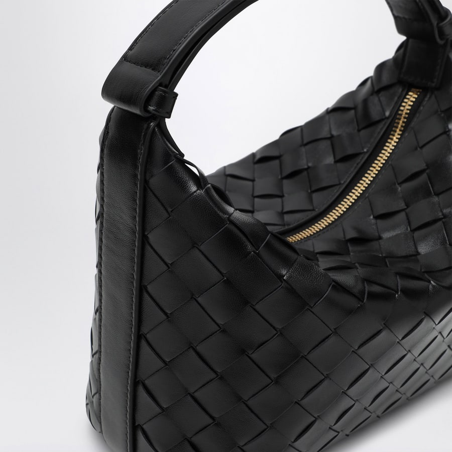 Bottega Veneta Borsa Mini Wallace nera, view 6