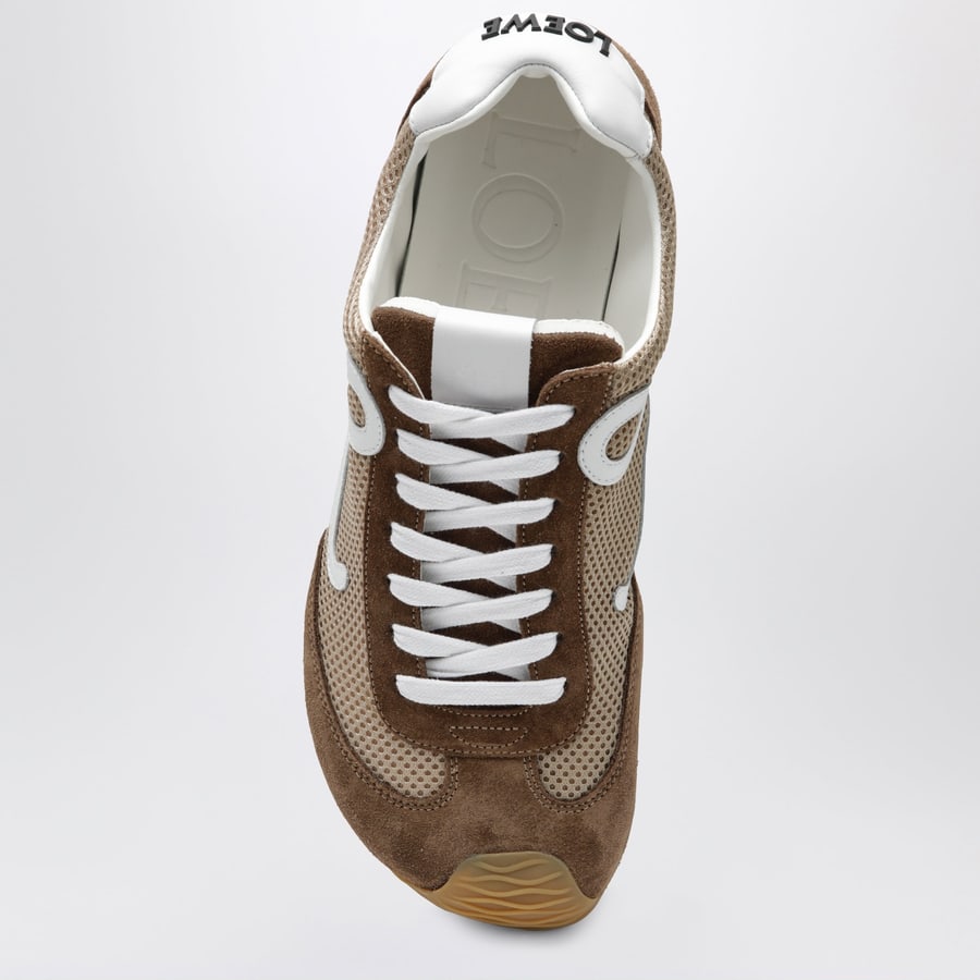 Loewe Sneaker Ballet Runner 2.0 in pelle scamosciata e rete, view 3