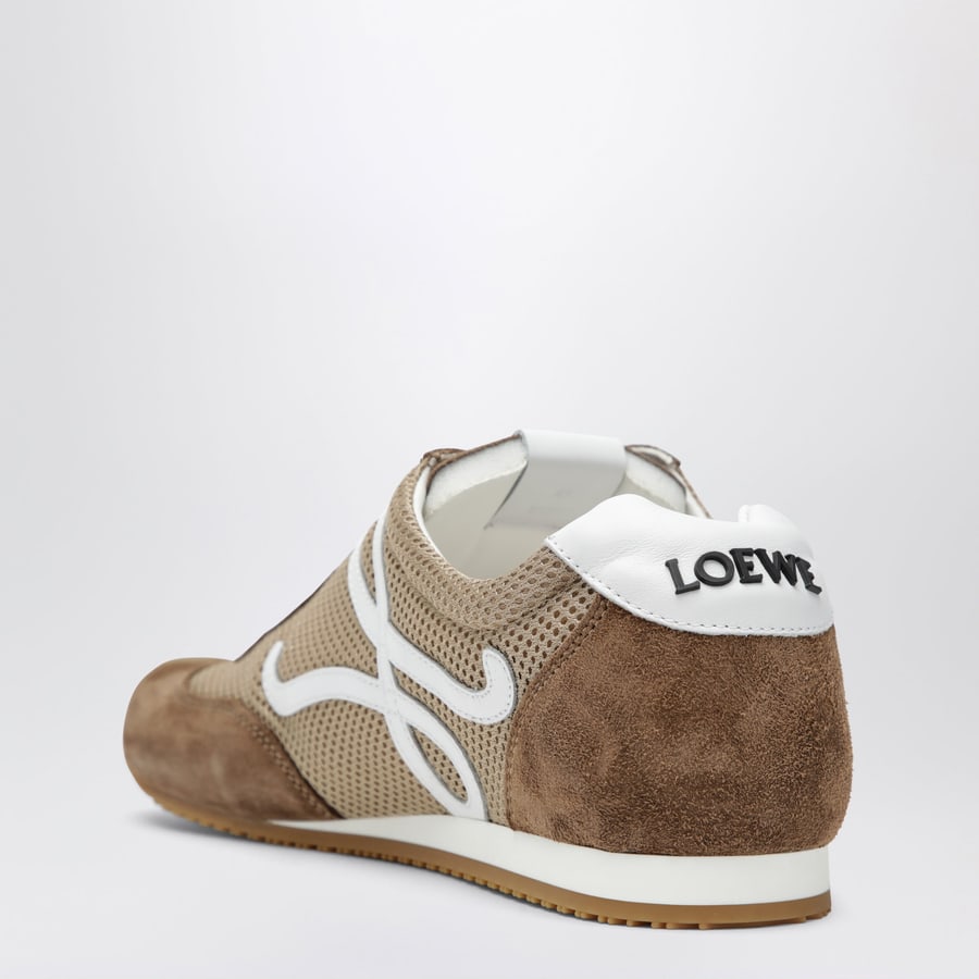 Loewe Sneaker Ballet Runner 2.0 in pelle scamosciata e rete, view 4