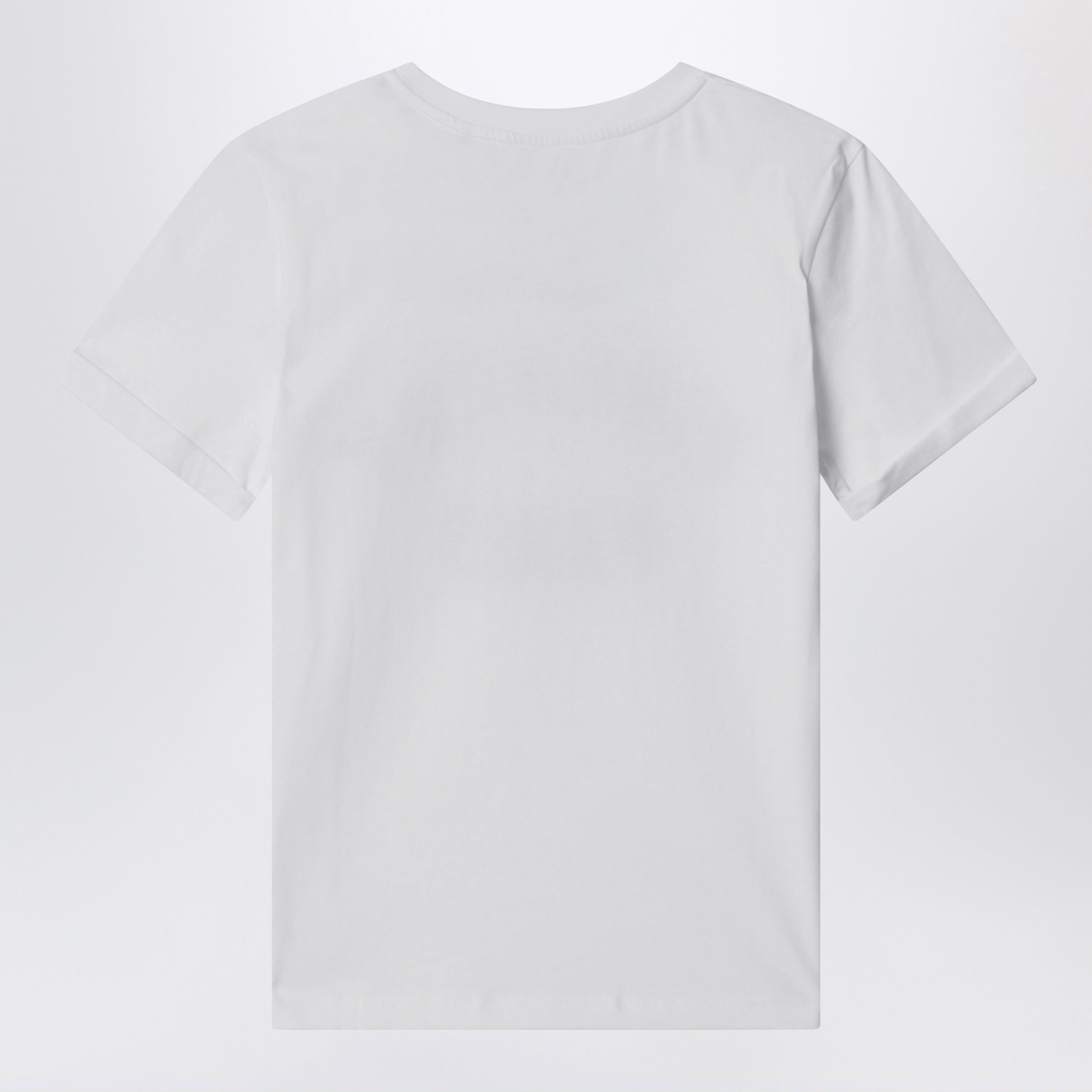 Givenchy T-shirt bianca con ricamo logo, view 2