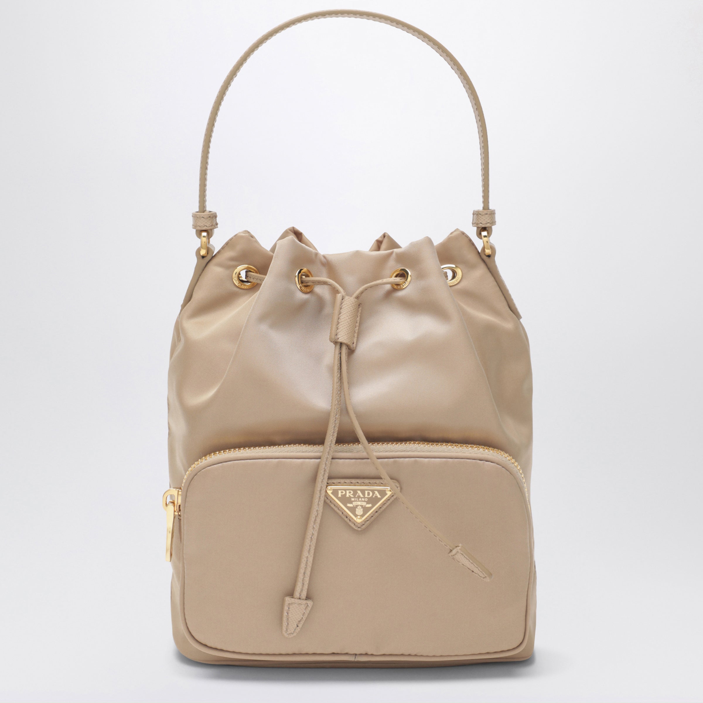Prada Secchiello Prada Duet beige in Re-Nylon