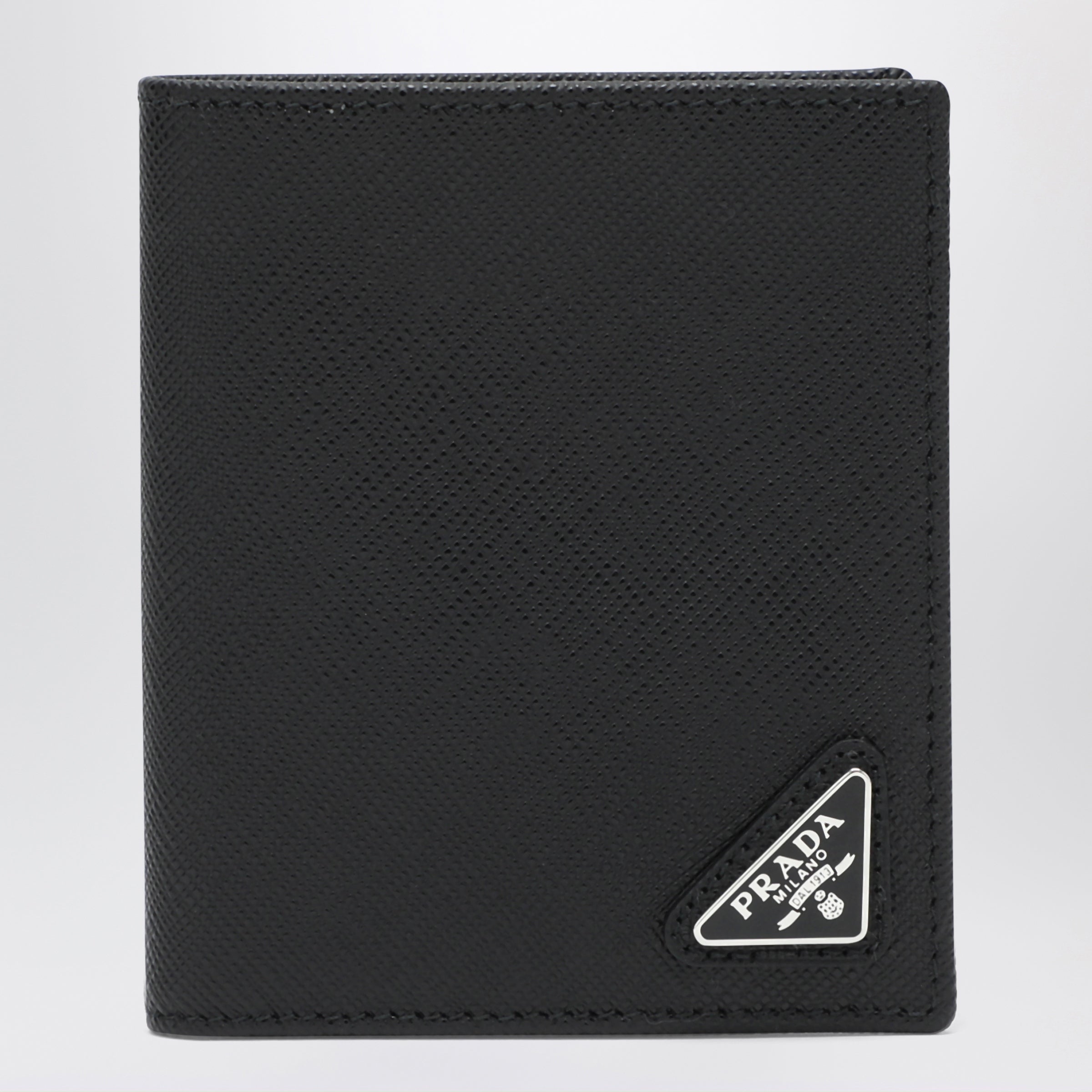 Prada Portafoglio nero in Saffiano