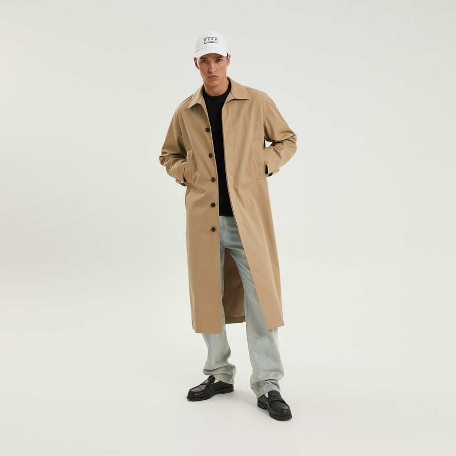 1989 STUDIO Cappotto Mackintosh beige