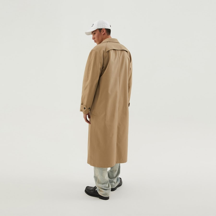 1989 STUDIO Cappotto Mackintosh beige, view 3