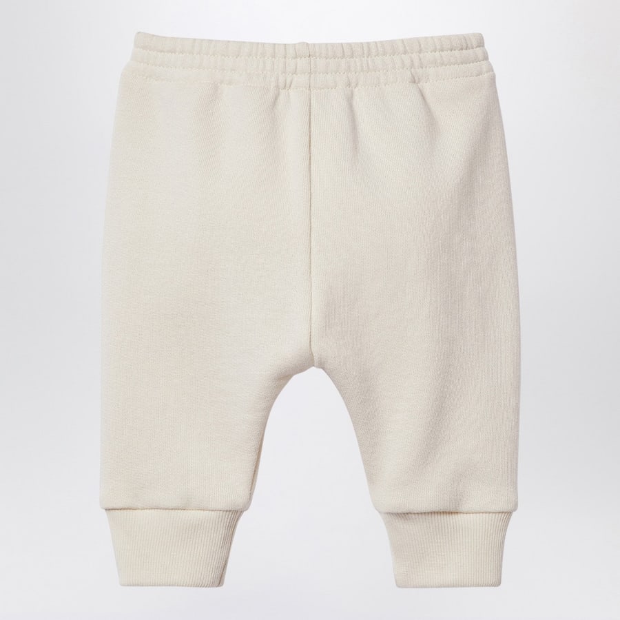 Gucci Pantalone jogging bianco in cotone, view 2
