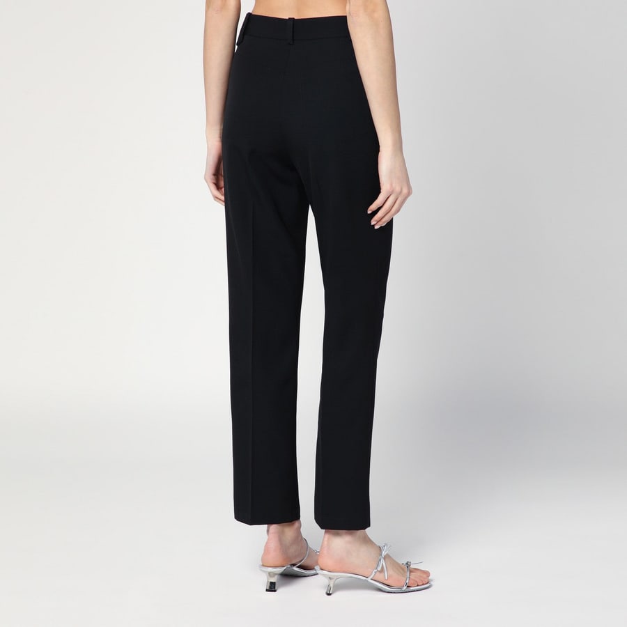 Jacquemus Pantalone nero in misto cotone, view 4