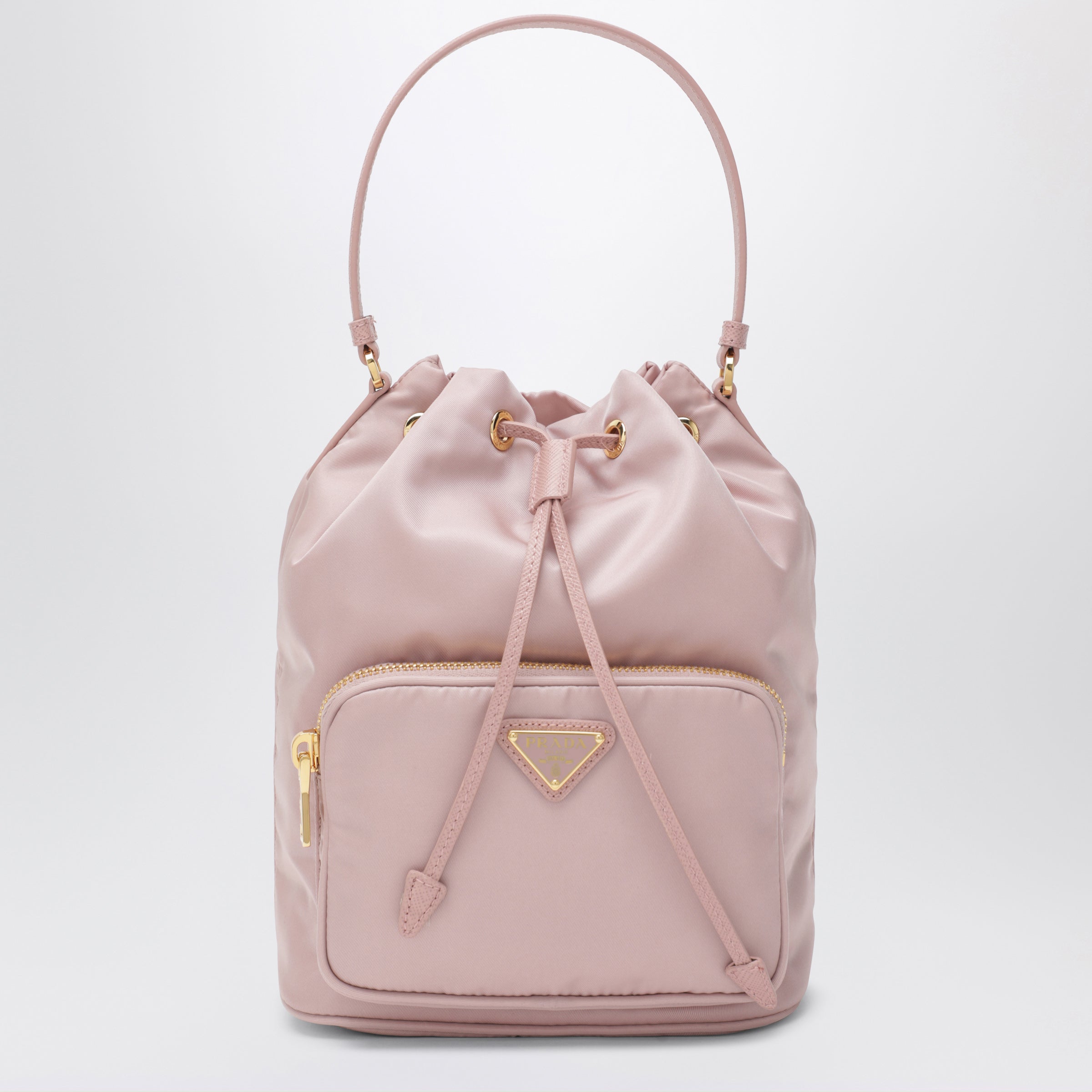 Prada Secchiello Prada Duecolor pesco in Re-Nylon