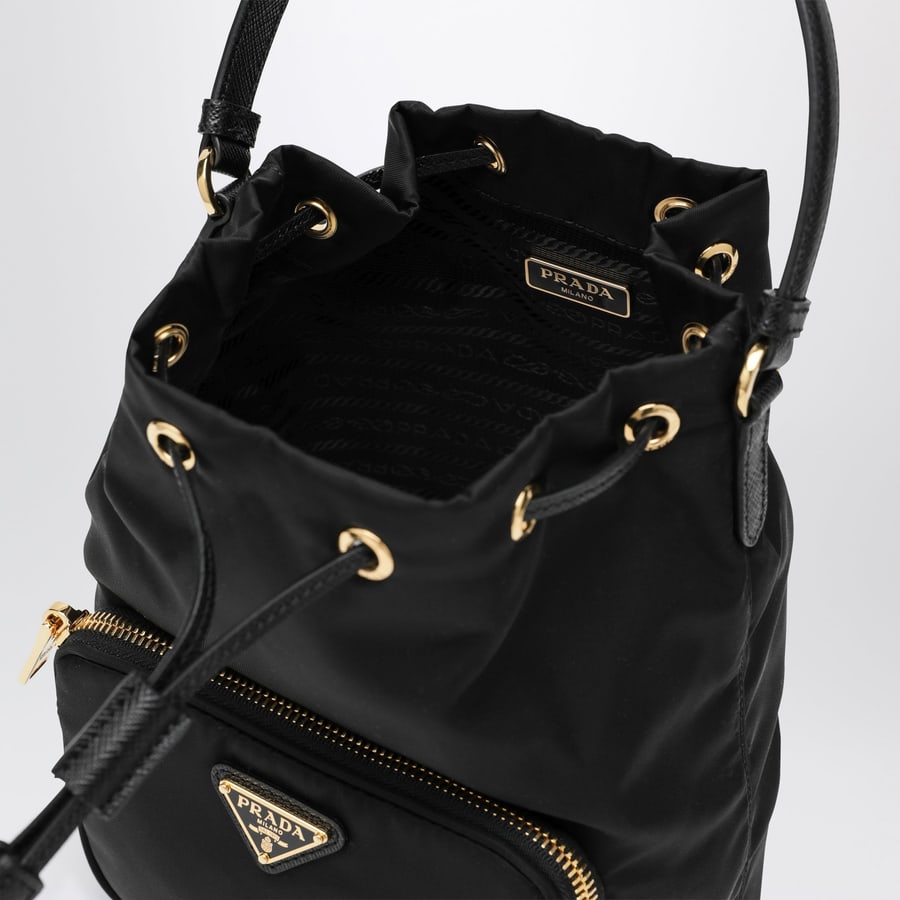 Prada Secchiello Prada Duet nero in Re-Nylon, view 5
