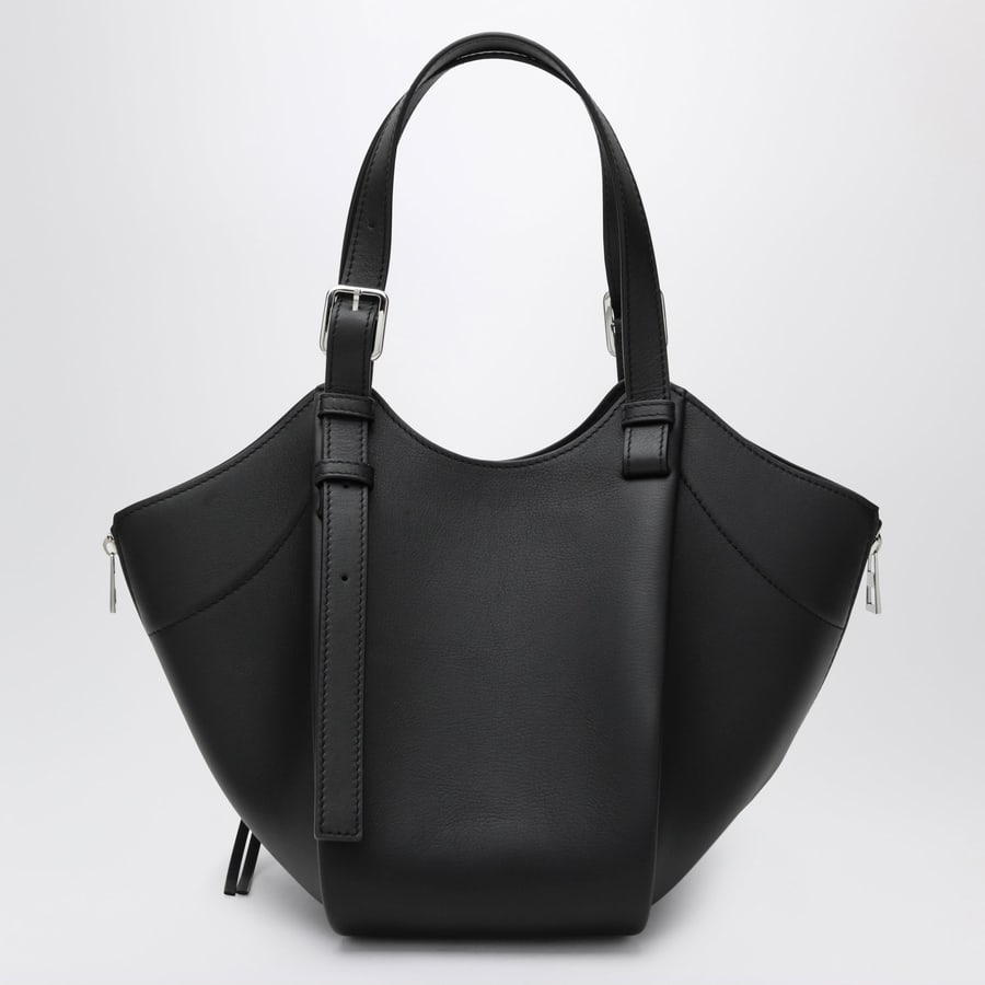 Loewe Borsa Hammock Flip nera in pelle, view 4