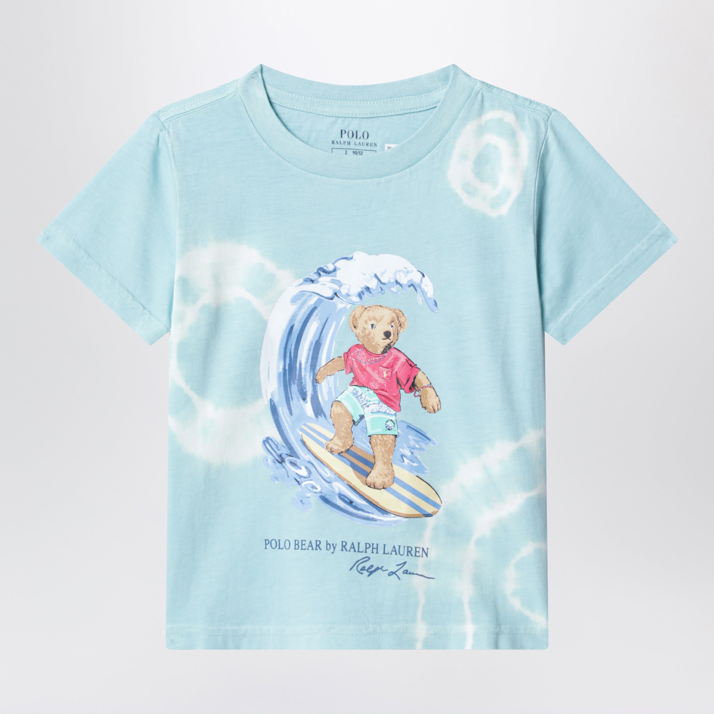 Polo Ralph Lauren T-shirt Polo Bear in cotone tie-dye