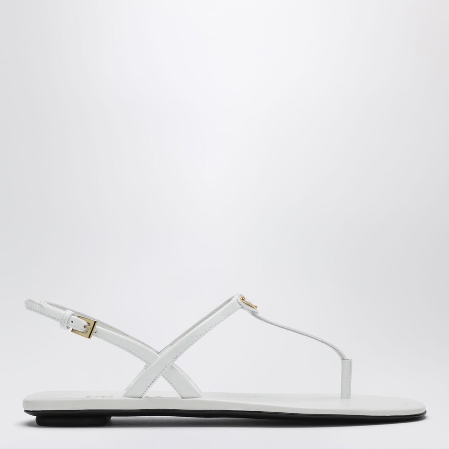 Prada Sandalo infradito in vernice bianco