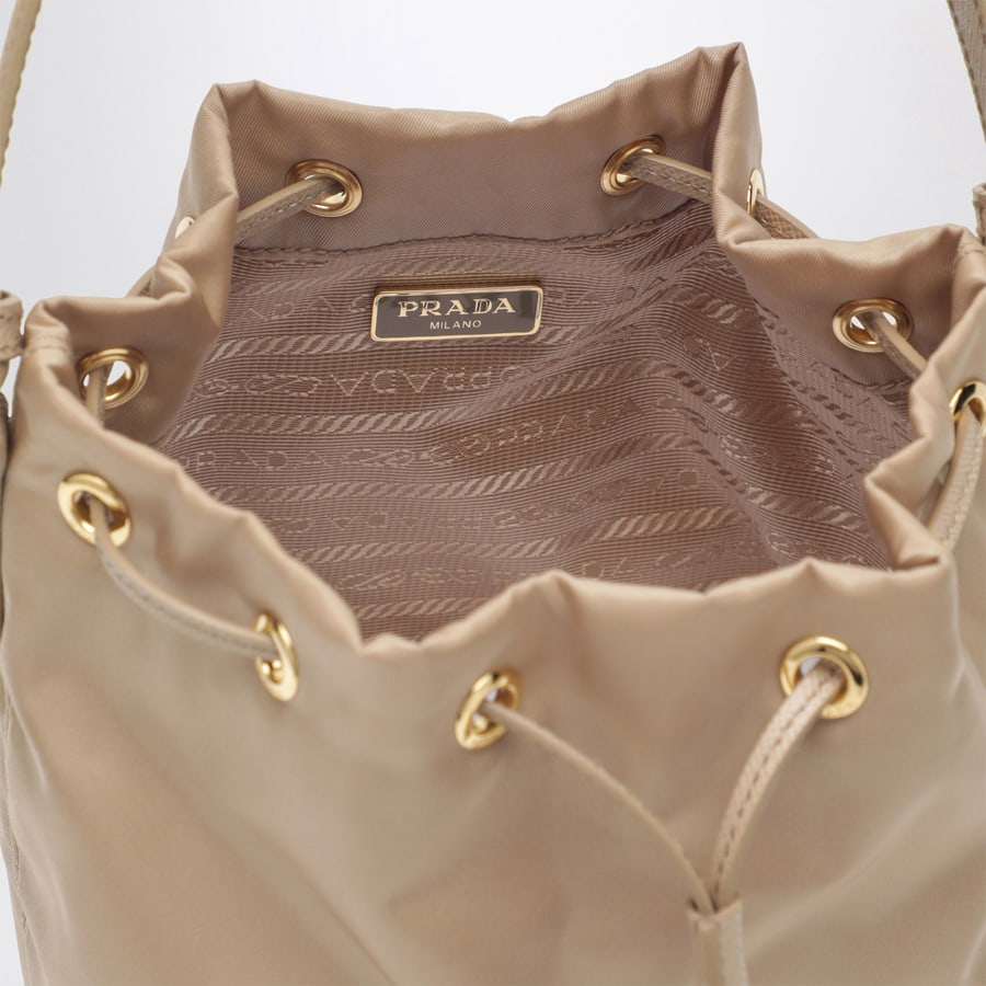 Prada Secchiello Prada Duet beige in Re-Nylon, view 5