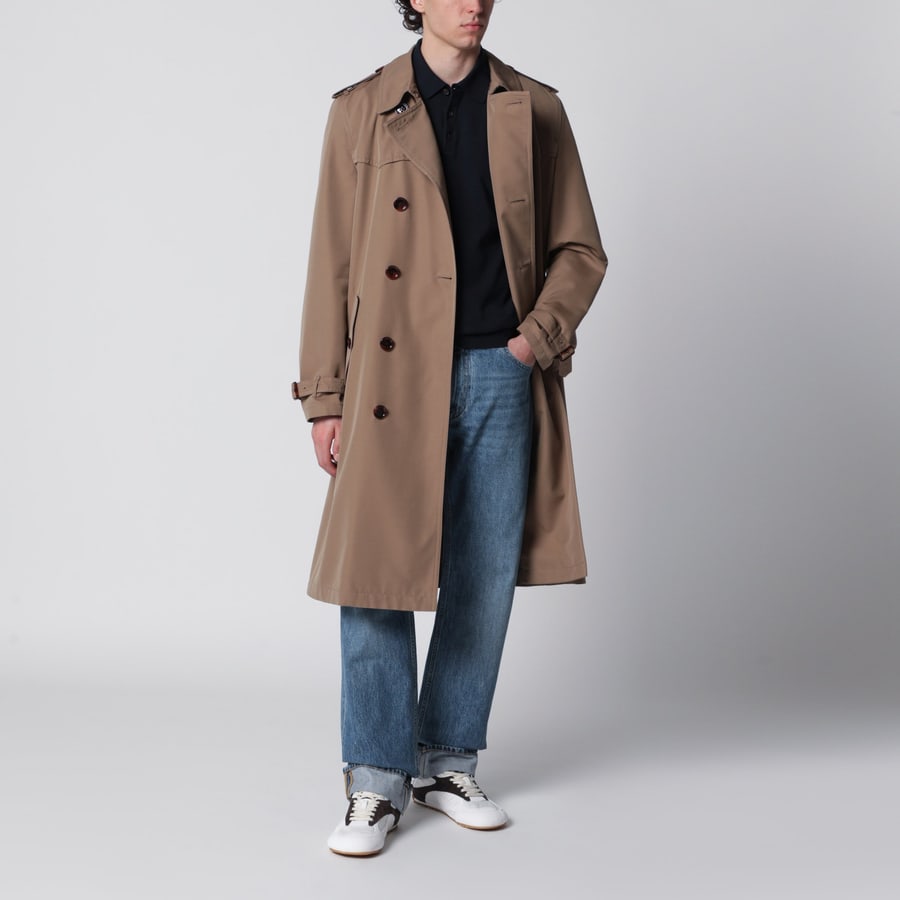 Burberry Trench Foxfield corto in cotone e seta, view 2