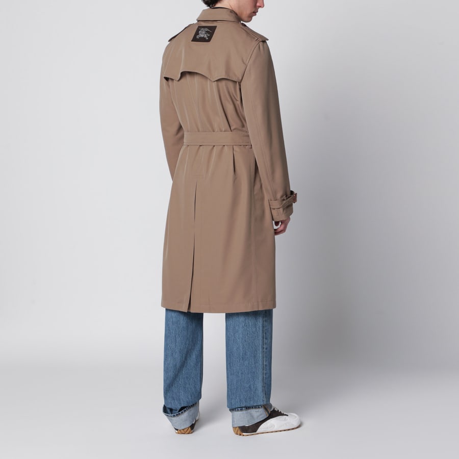Burberry Trench Foxfield corto in cotone e seta, view 3