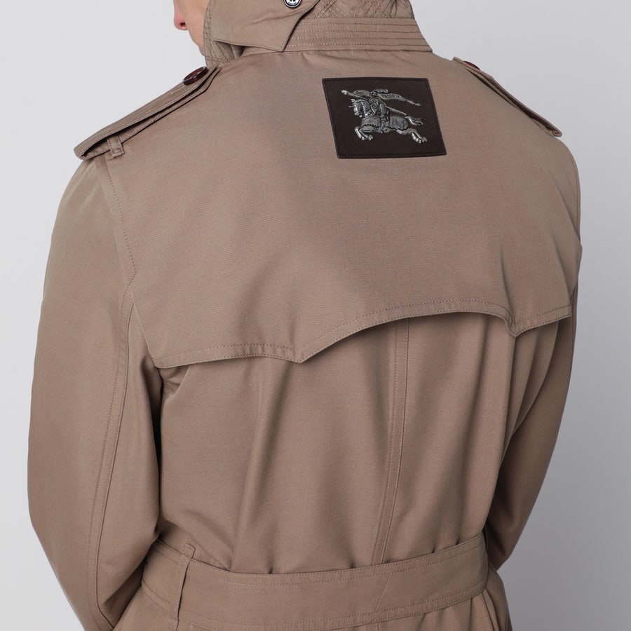 Burberry Trench Foxfield corto in cotone e seta, view 5