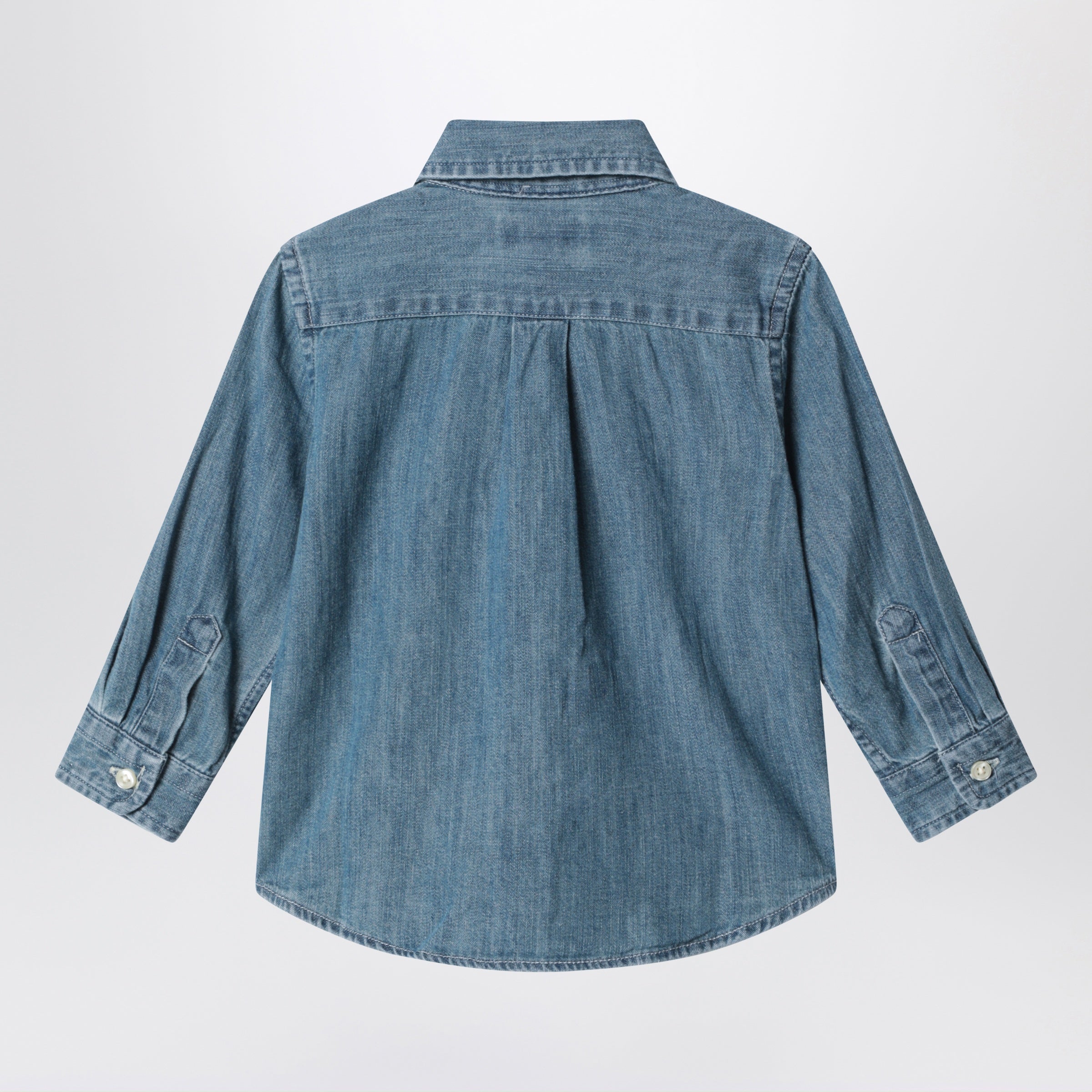 Polo Ralph Lauren Camicia blu in denim, view 2