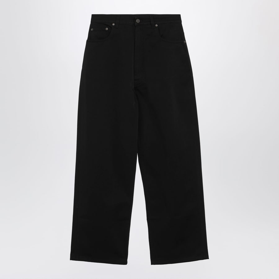 PHOEBE PHILO Pantaloni in cotone nero