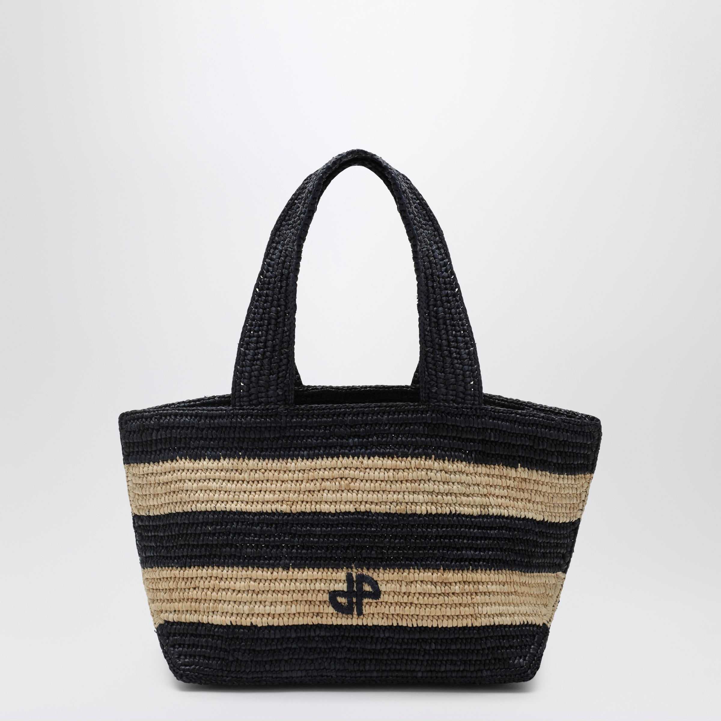 PATOU Borsa Shopping a Trapezio PM in rafia