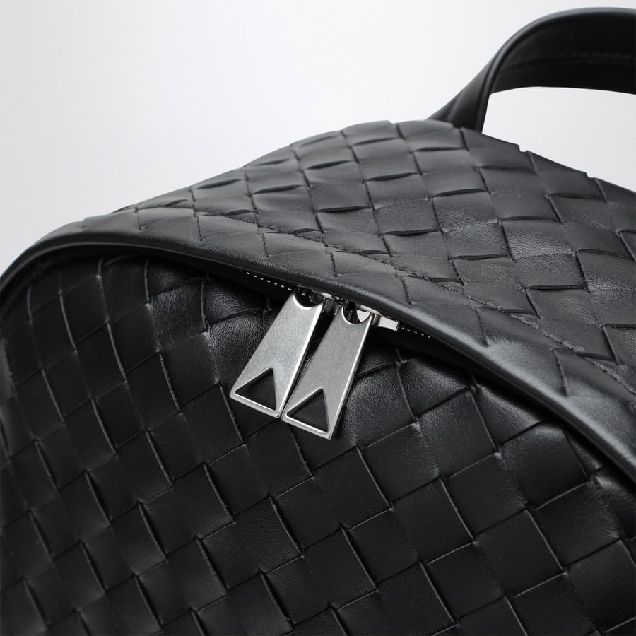 Bottega Veneta Zaino medio nero in Intrecciato, view 5