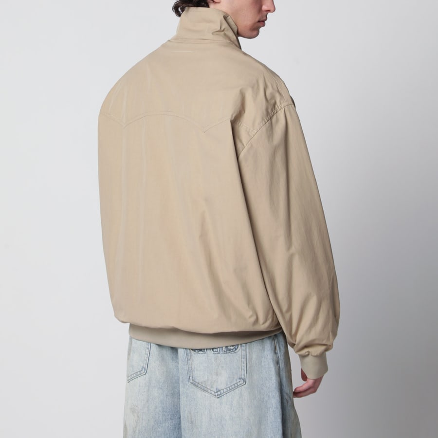 MM6 Giacca con zip in misto cotone, view 3