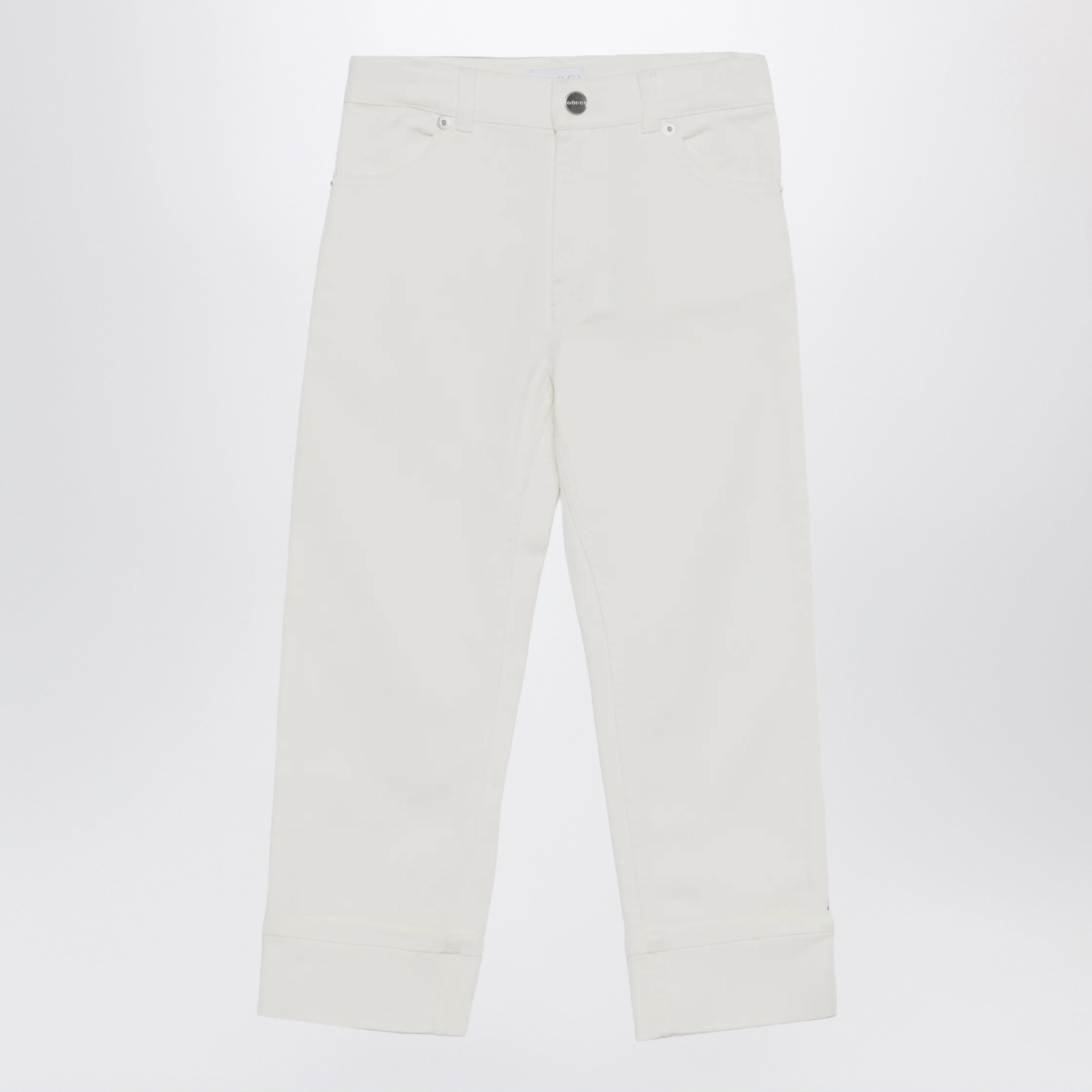 Gucci Pantalone bianco in cotone