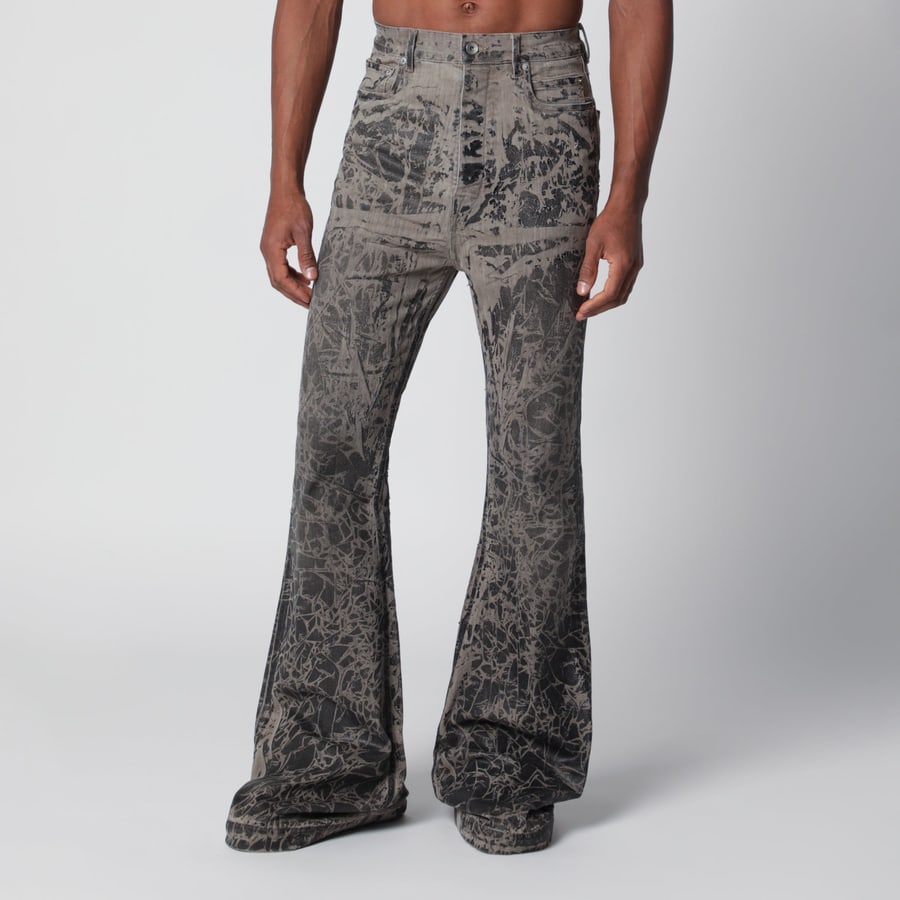 DRKSHDW Jeans Concordians Bolan Bootcut a vita alta in denim nero