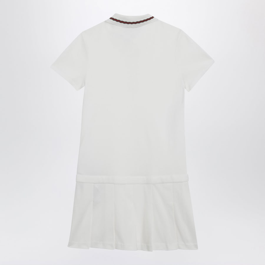 Gucci Miniabito polo con logo Web, view 2