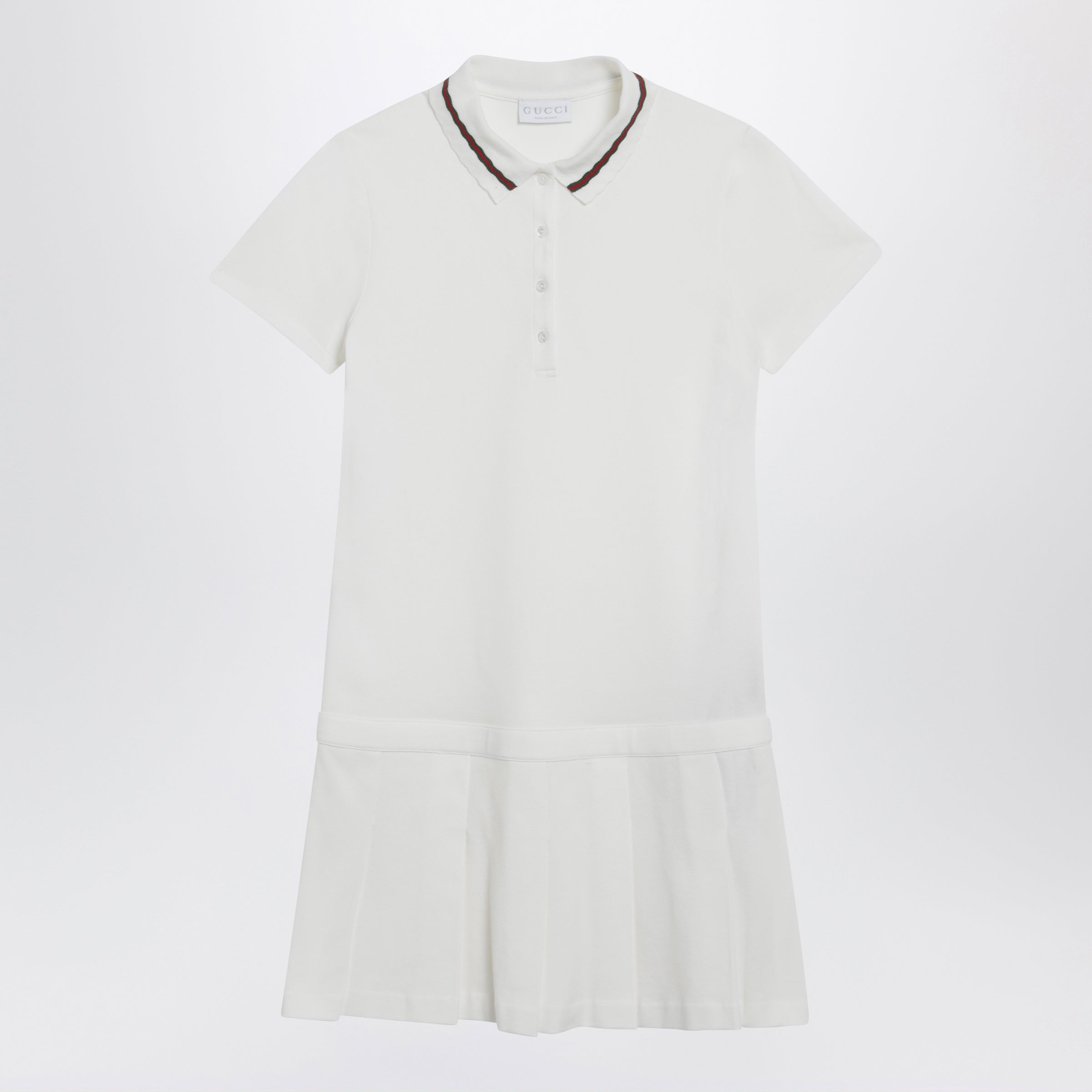 Gucci Miniabito polo con logo Web