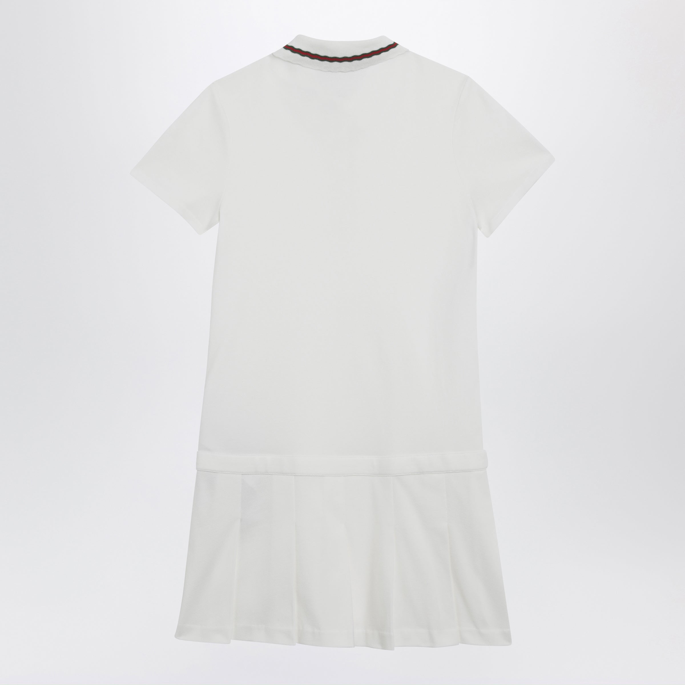 Gucci Miniabito polo con logo Web, view 2