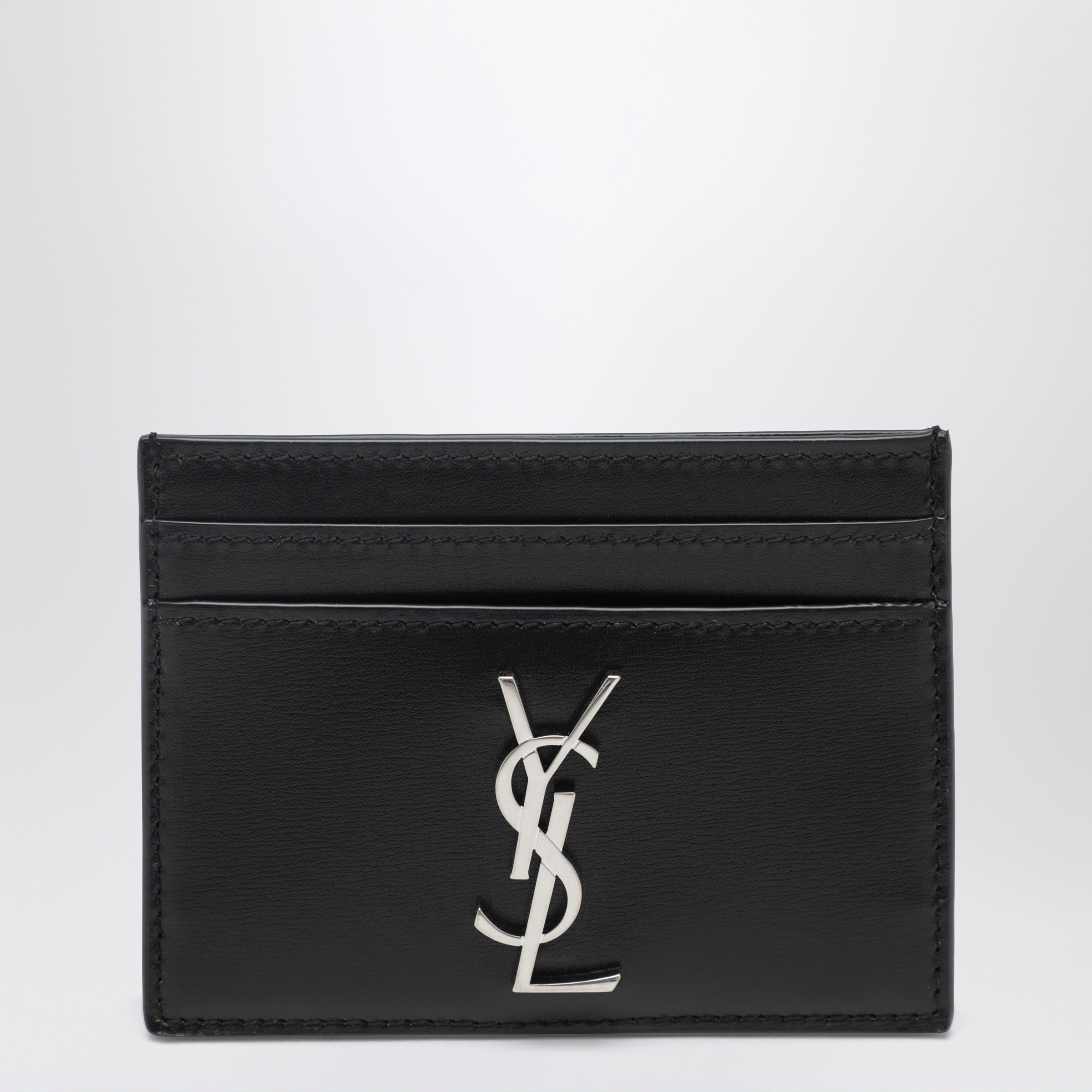 Saint Laurent Portacarte di credito Monogram nero