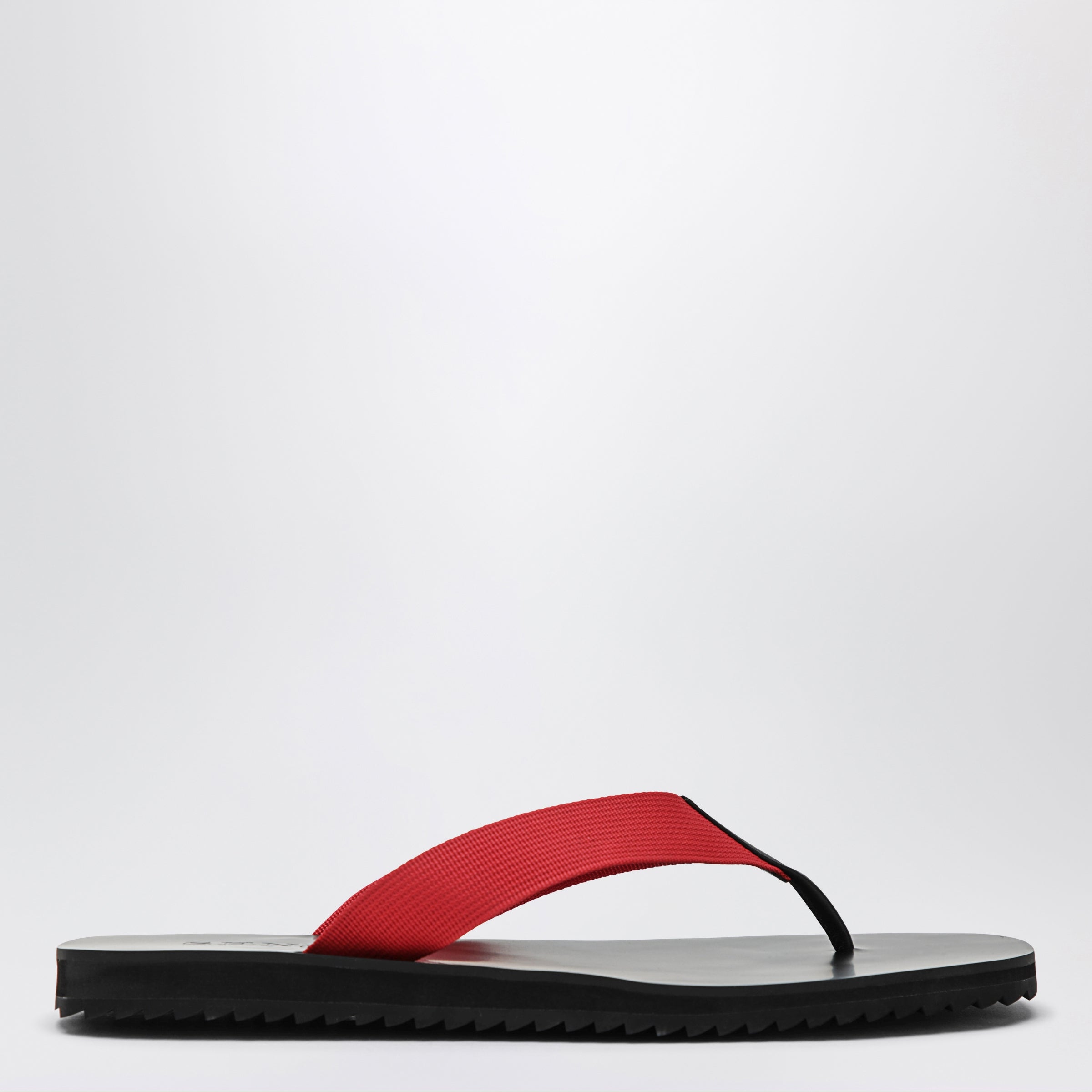 SENSO Slide Xylon rosse in pelle e tessuto