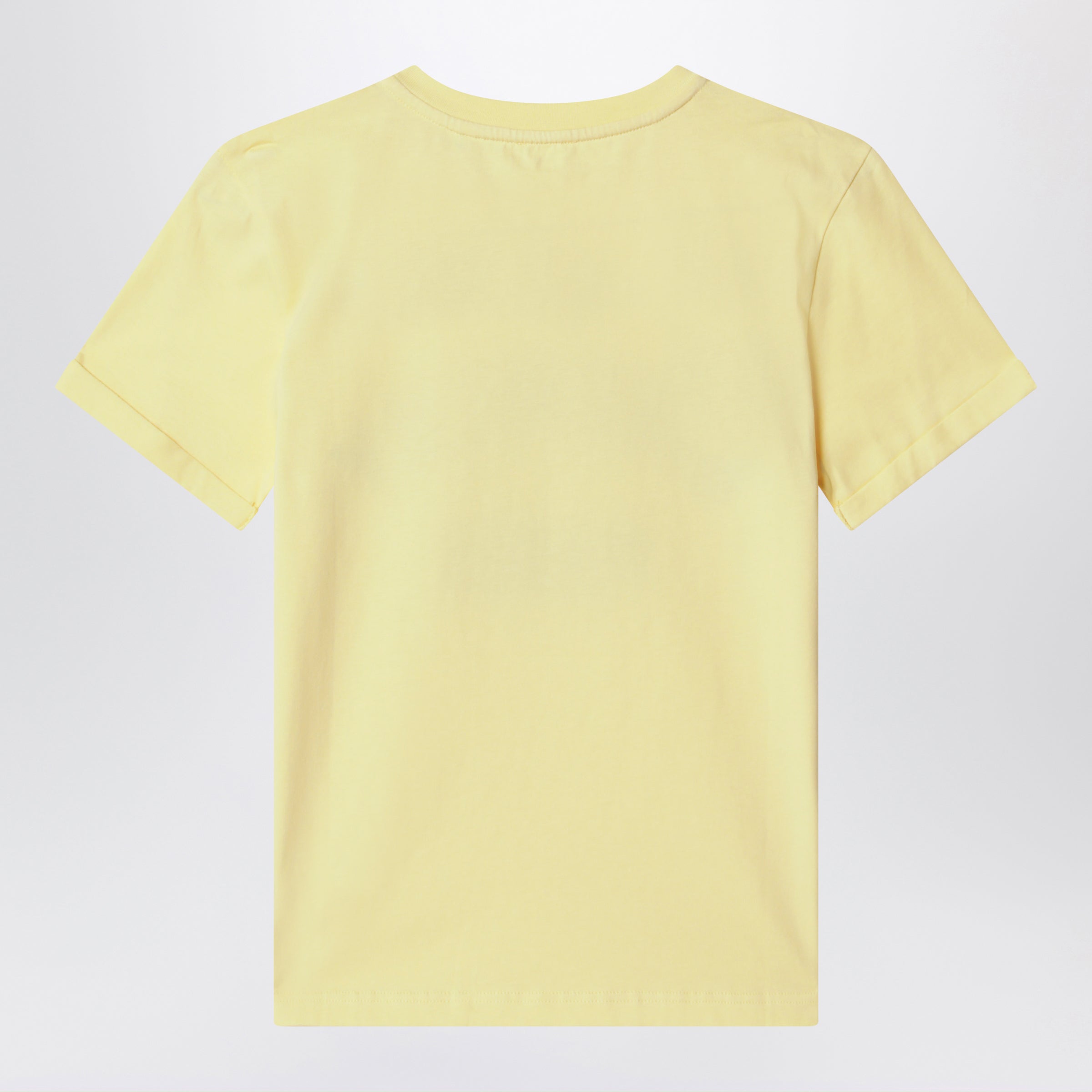 Givenchy T-shirt gialla con ricamo logo, view 2