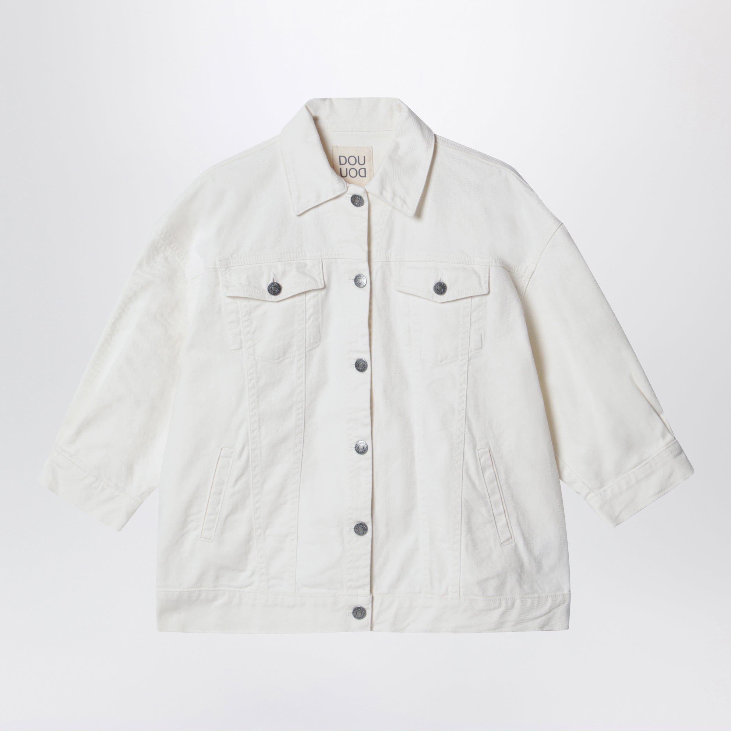 DOUUOD Giacca avorio in denim