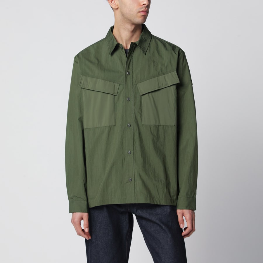 TATRAS Camicia Doris verde kaki in misto cotone