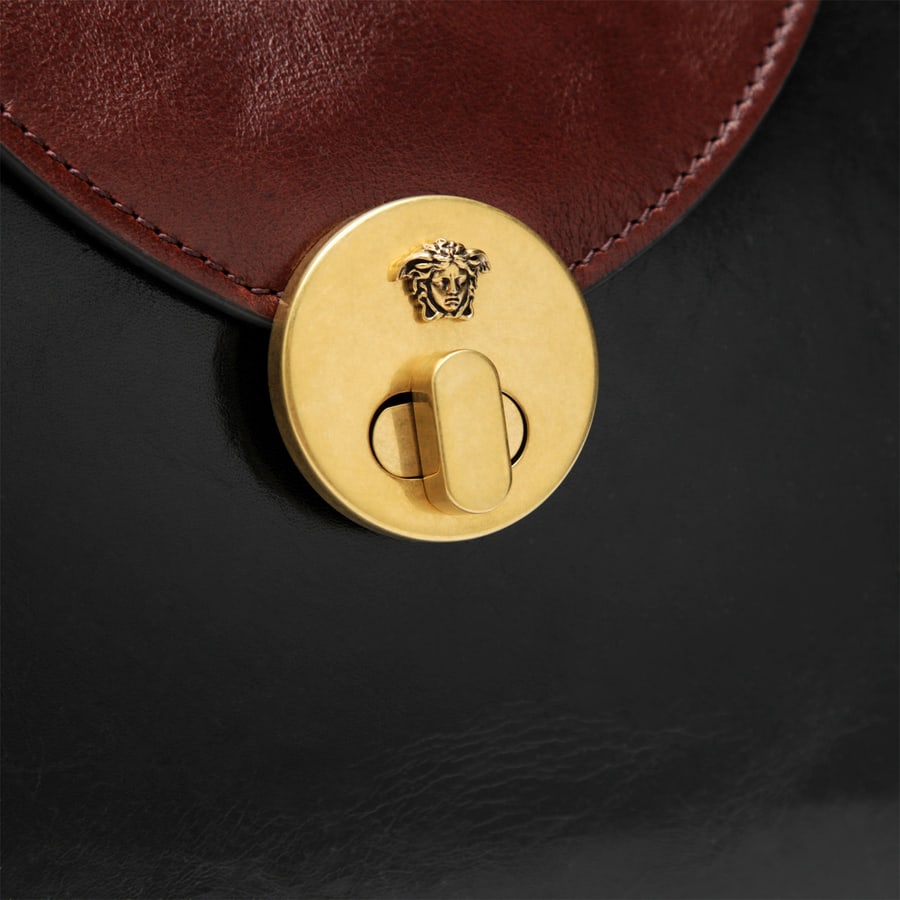 Versace Borsa Vivian East/West in pelle, view 6