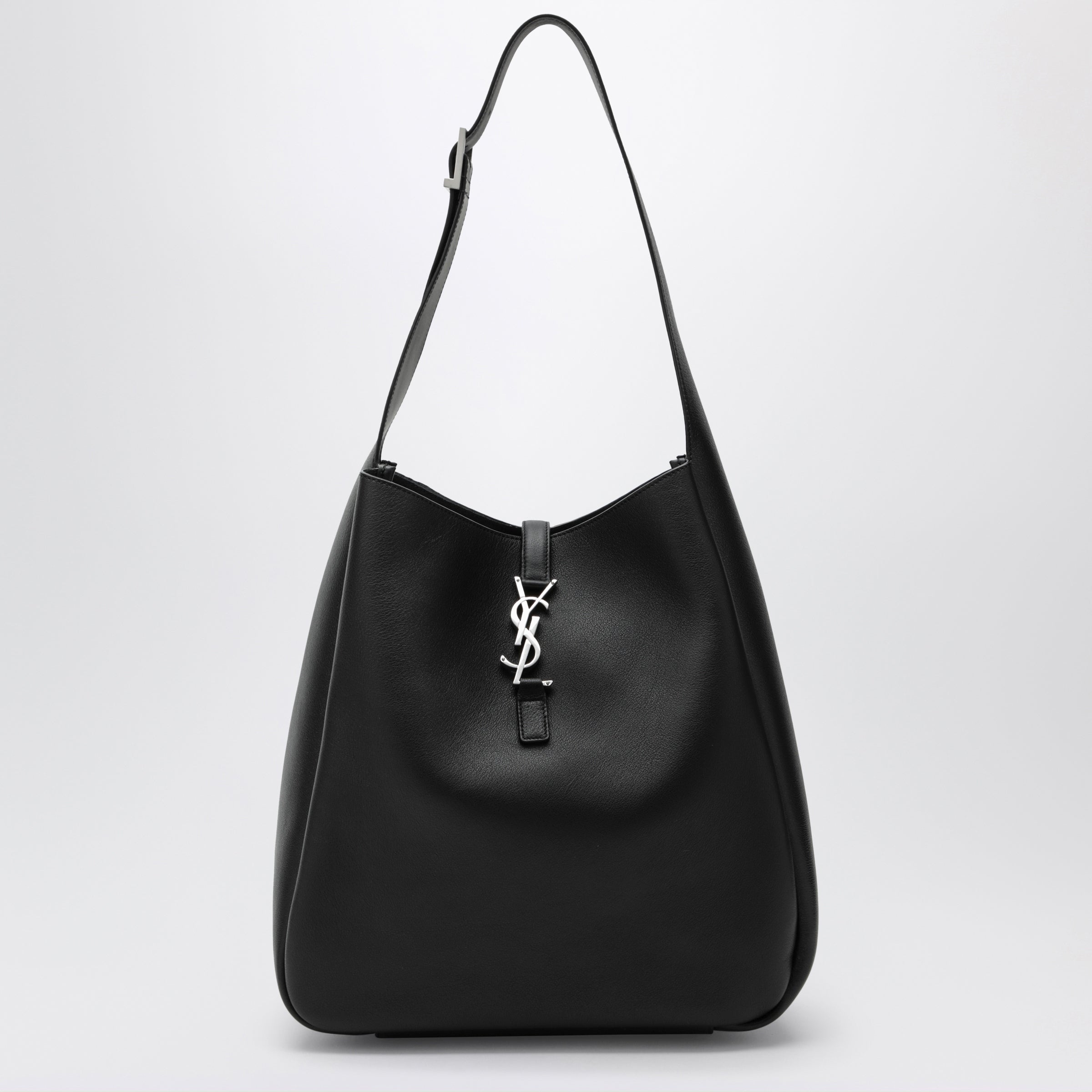 Saint Laurent Borsa Le 5 à 7 grande in pelle nera