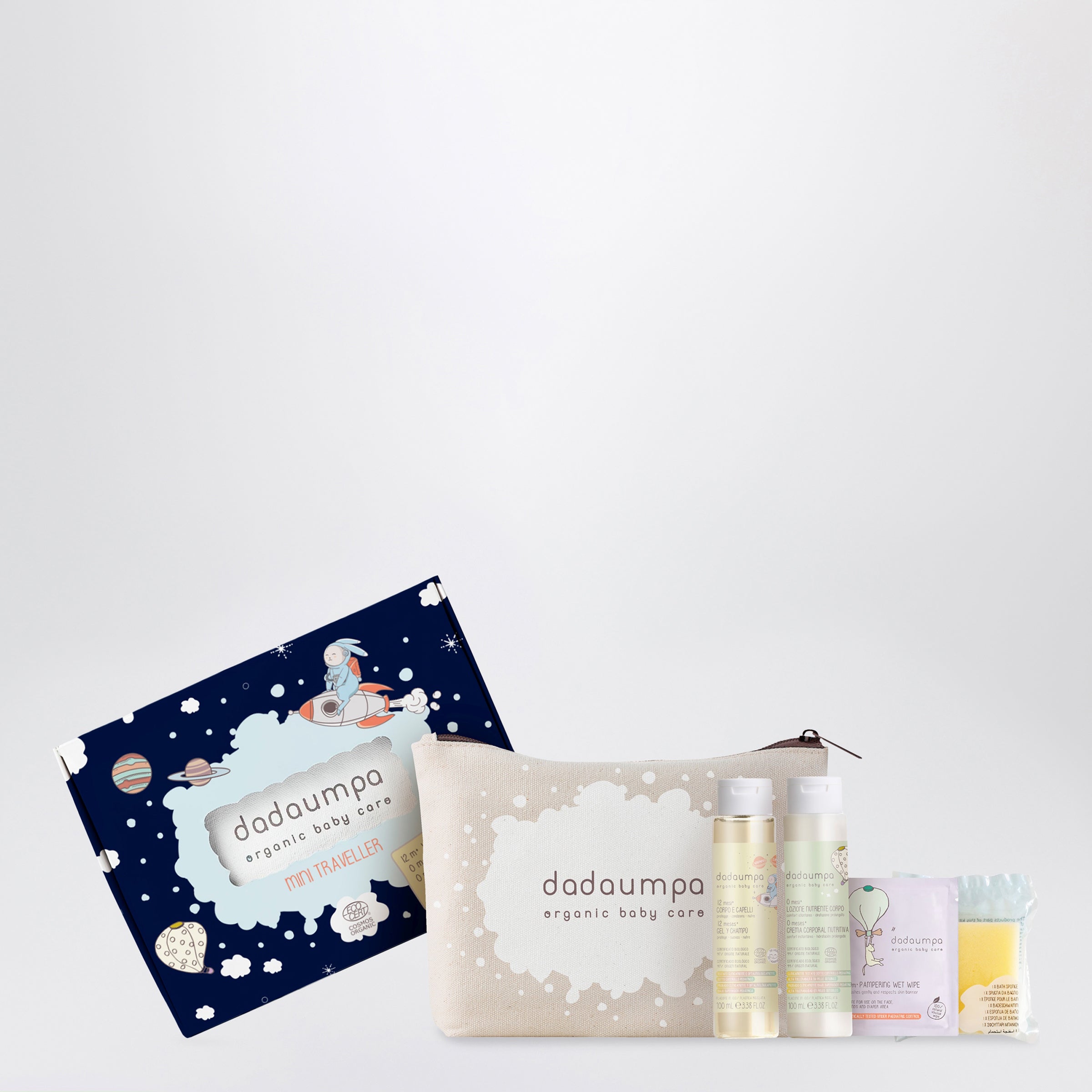 DADAUMPA Kit da viaggio bagnetto e cura del corpo