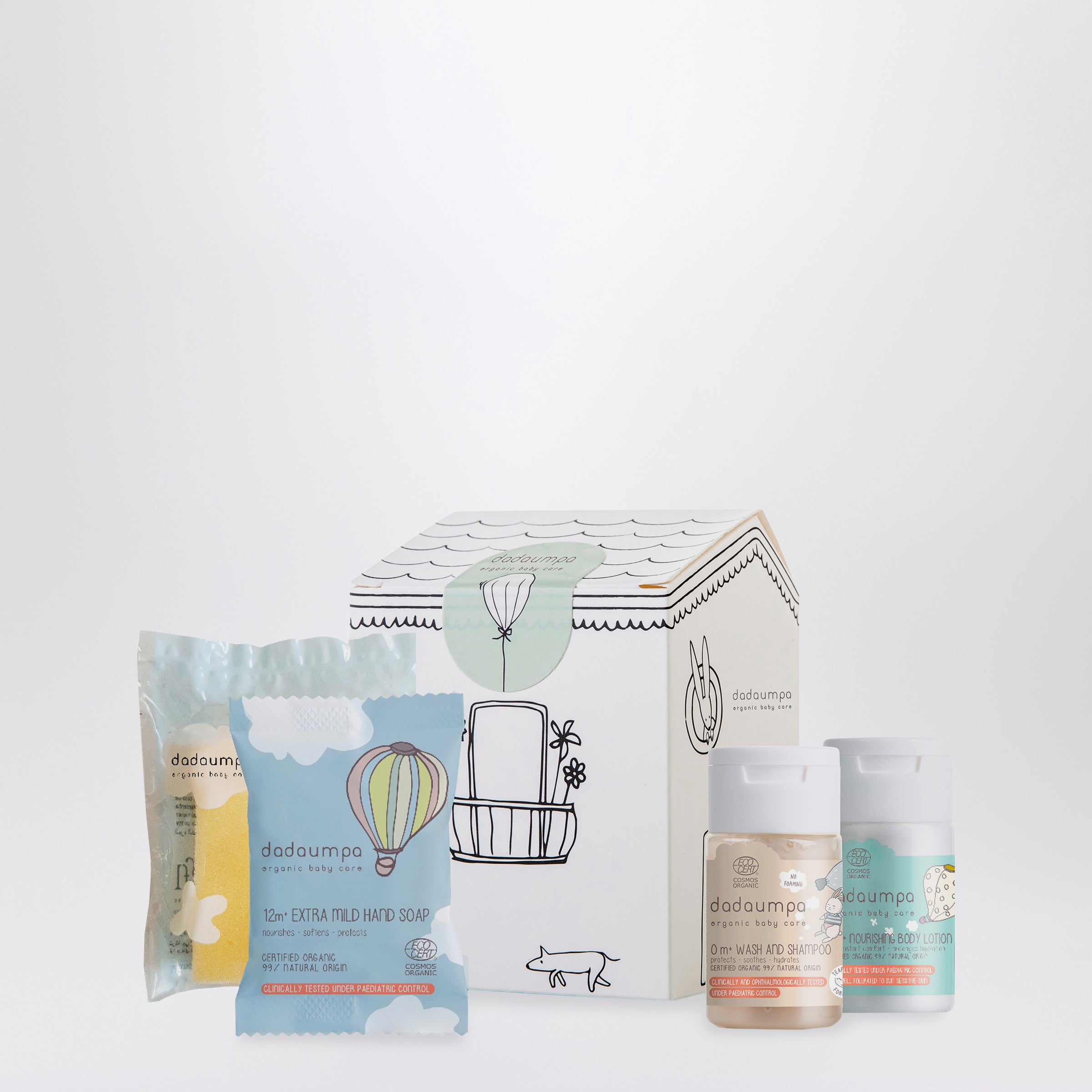 DADAUMPA Kit Casetta bagnetto e cura del corpo 0 mesi