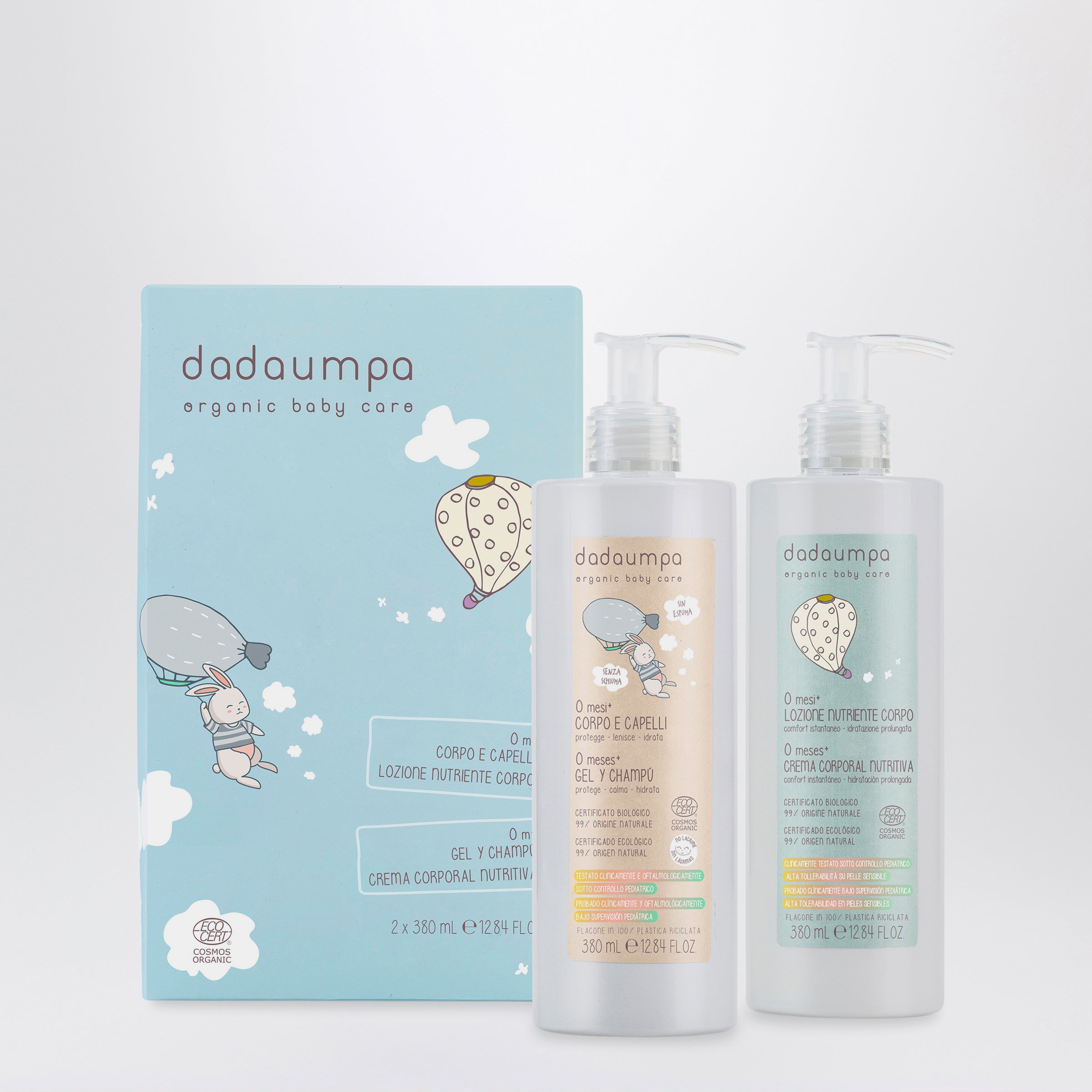 DADAUMPA Kit 0 mesi Bagnetto e Cura Corpo