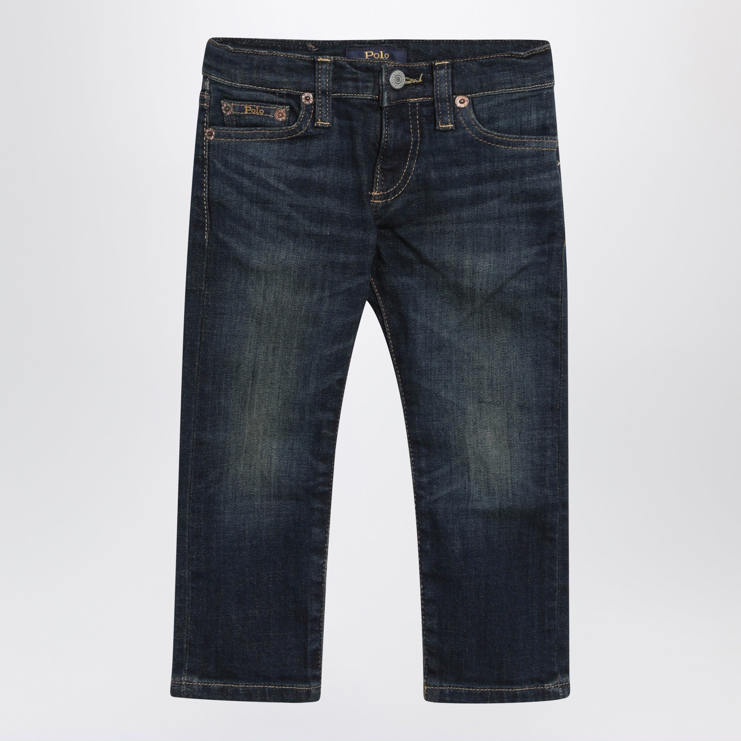 Polo Ralph Lauren Jeans blu scuro effetto slavato