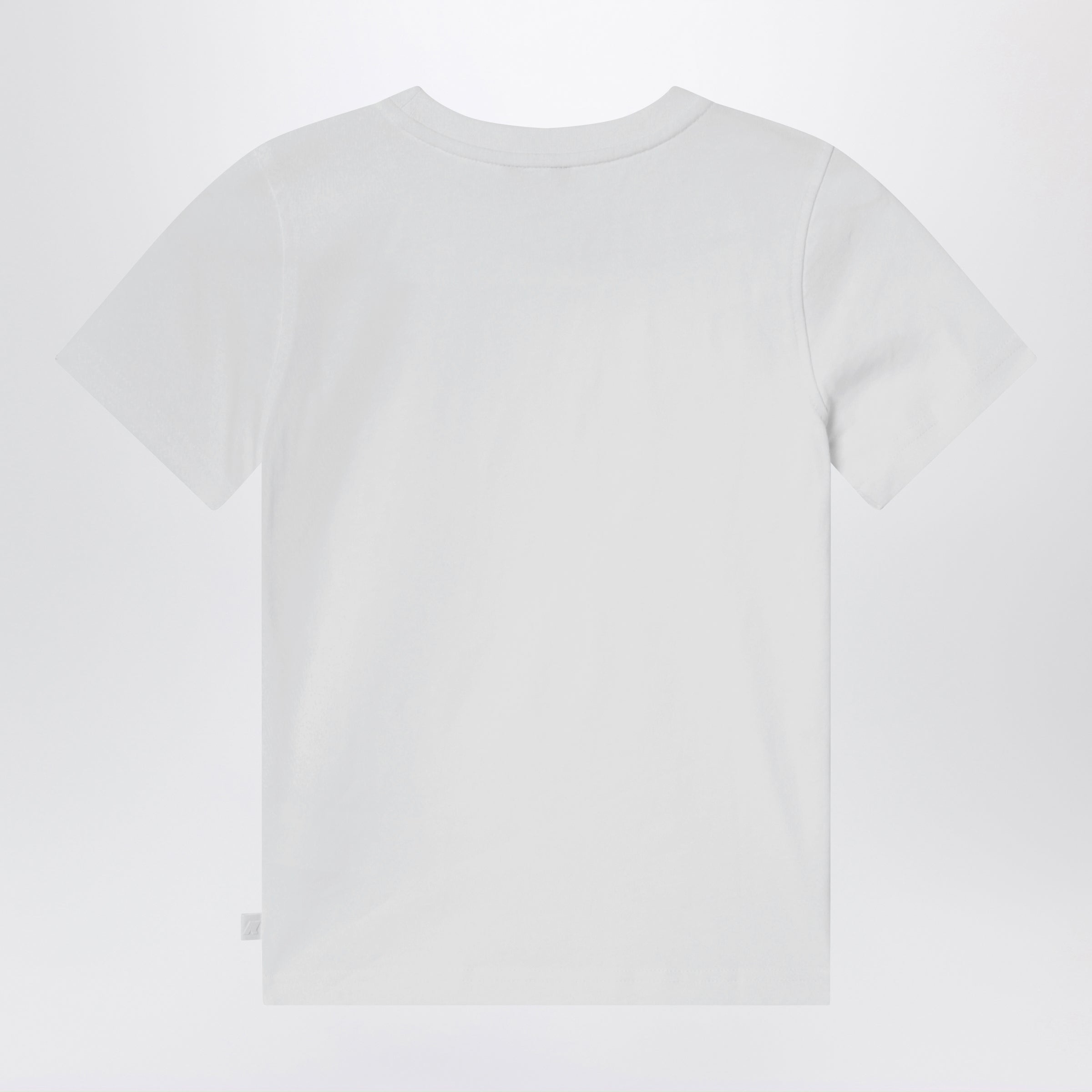 K-Way T-shirt bianca in cotone, view 2