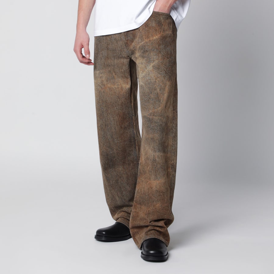 AGOLDE Jeans Afton color rame sbiadito
