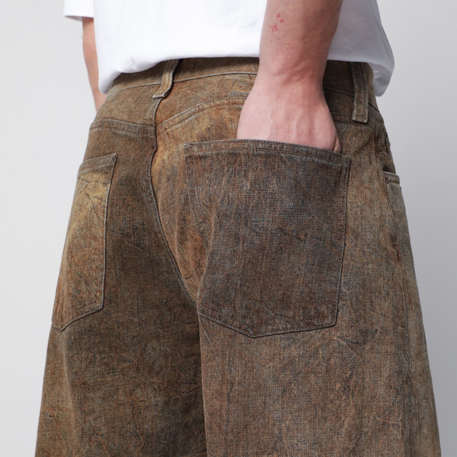 AGOLDE Jeans Afton color rame sbiadito, view 5