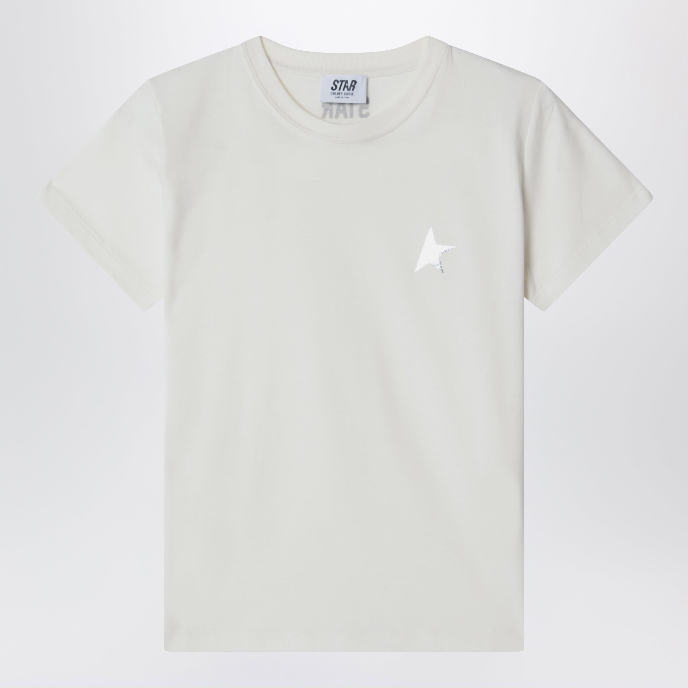 Golden Goose T-shirt Star bianca in cotone